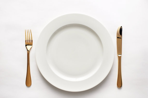 盘子与叉和刀图片下载