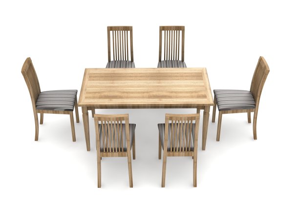 木制桌椅图片下载