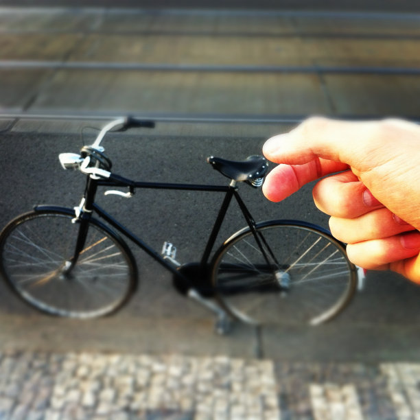 复古微型自行车-移动股票图片下载