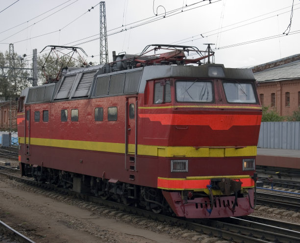 俄罗斯铁路机车，圣彼得堡图片下载