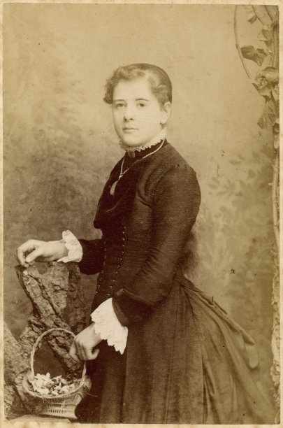 年轻的维多利亚妇女老照片图片下载