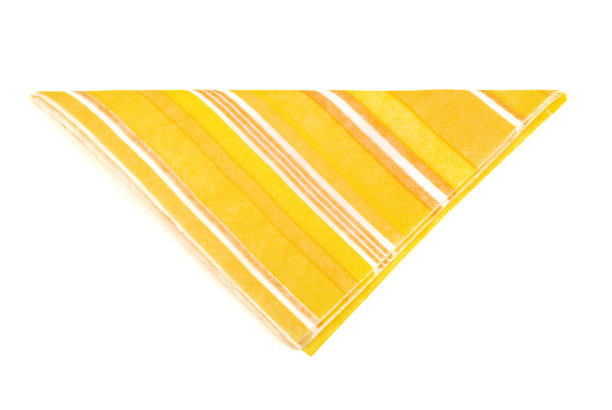 条纹黄色餐巾图片下载