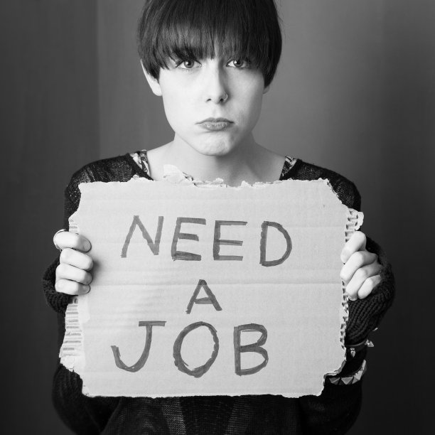 年轻人的失业率图片下载