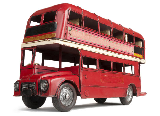 玩具伦敦公共汽车图片下载