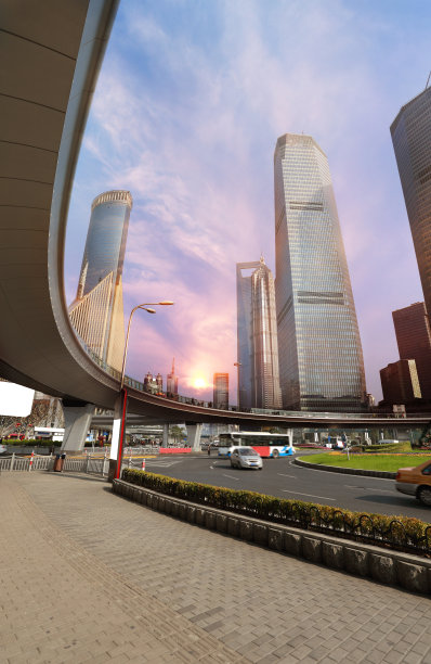 上海日落图片下载