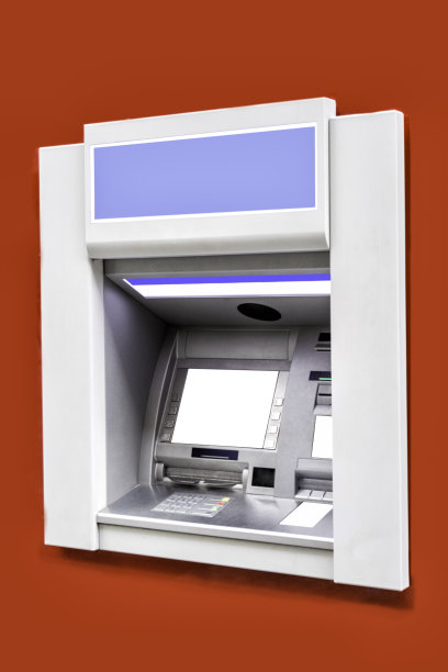 自动柜员机红色隔离图片下载