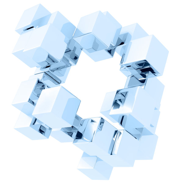 金属立方体图片下载