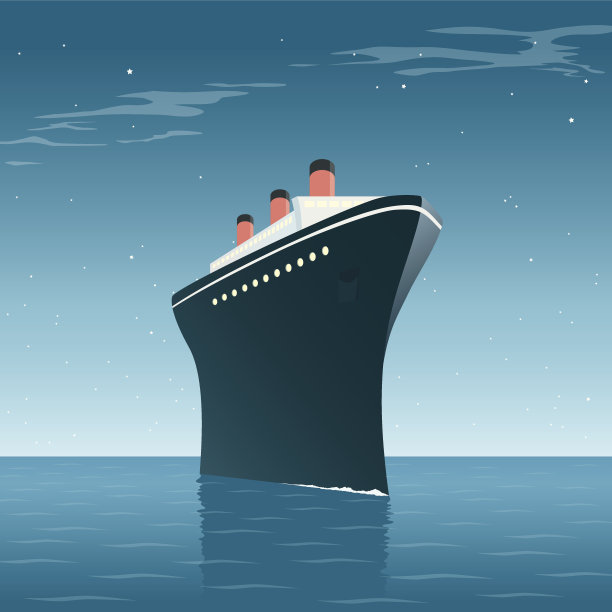 复古游轮之夜图片下载