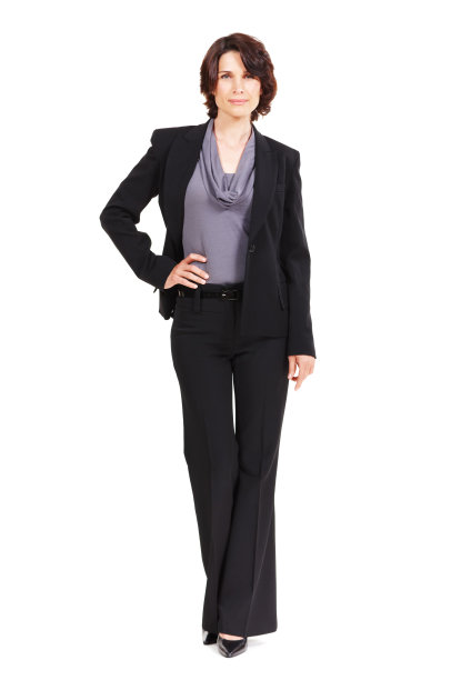 她有一种自信的企业态度图片下载