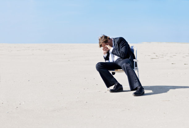 疲惫的商人图片下载