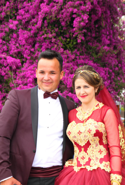 土耳其婚礼的夫妇图片下载