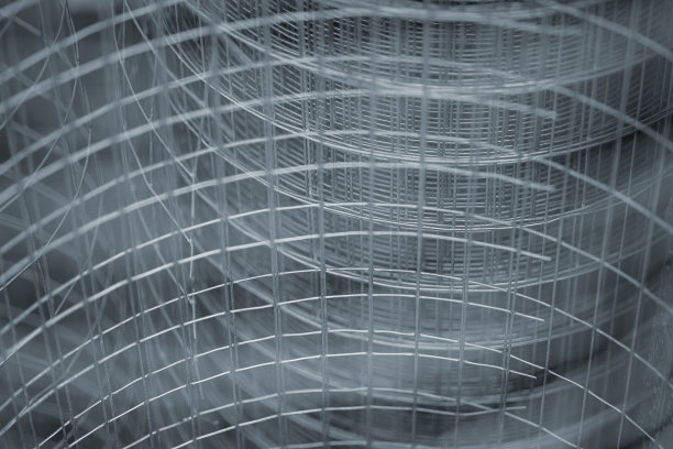 银色的金属网格图片下载