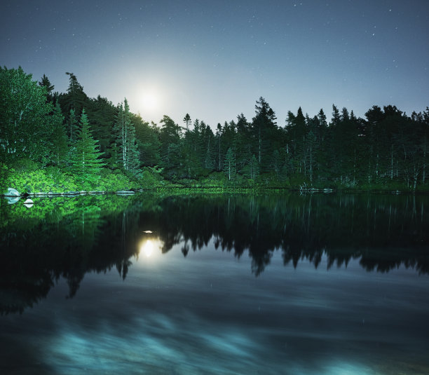 夏天月光图片下载