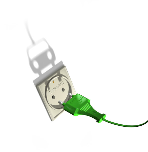 电动汽车充电阴影图片下载