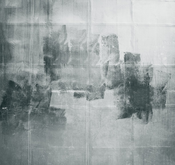 特写灰色旧金属墙纹理背景，铆钉，点，线图片下载