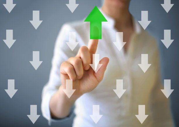 绿色箭头标志图片下载