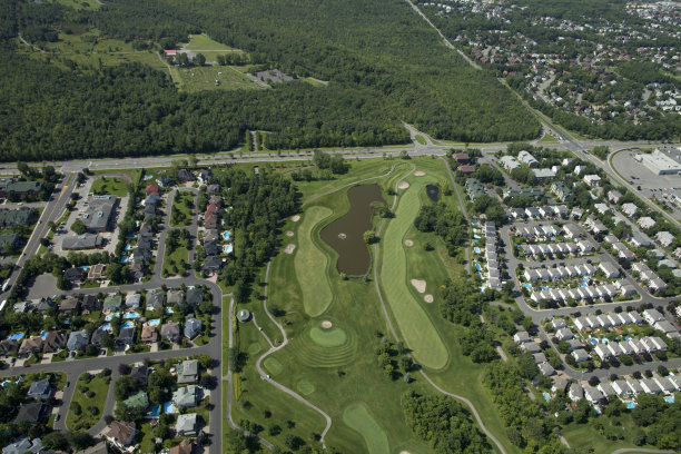 高尔夫和家用天线图片下载