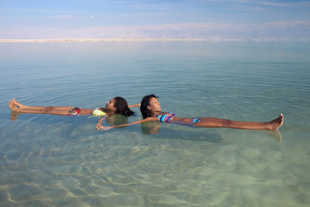 在高盐度水中轻松游泳图片下载