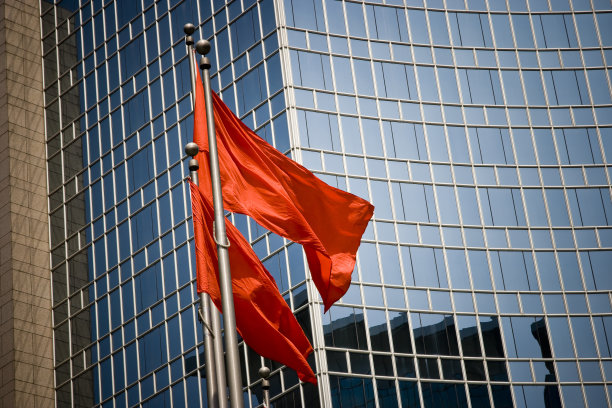 北京的红旗图片下载