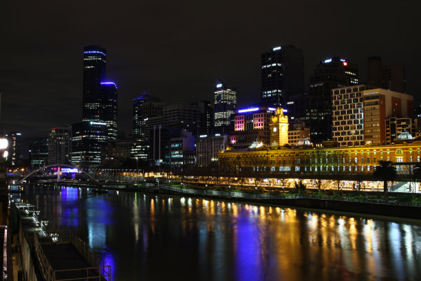 墨尔本的晚上图片下载