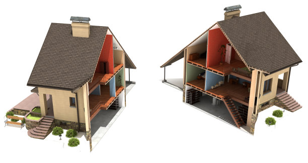 切片的房子图片下载