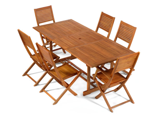 六把椅子的桌子图片下载