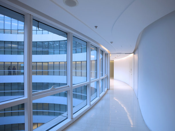 现代建筑走廊图片下载