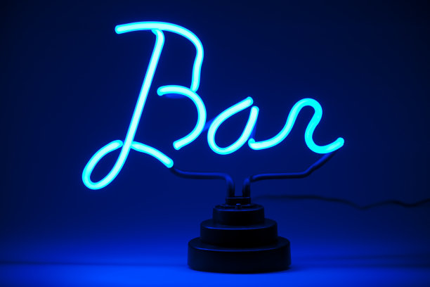 霓虹灯条标志图片下载