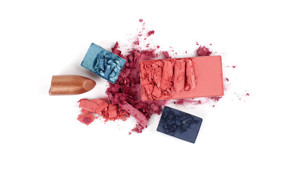口红和碎化妆品图片下载