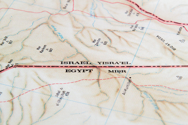 以色列和埃及边界图片下载
