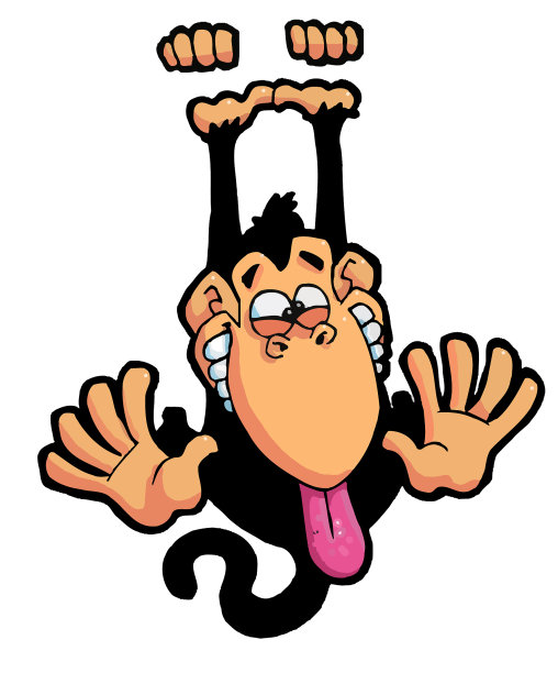 挂着猴子图片下载