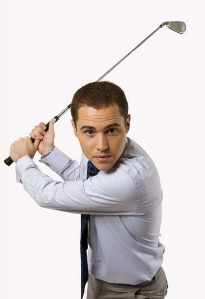 商人的高尔夫球手图片下载