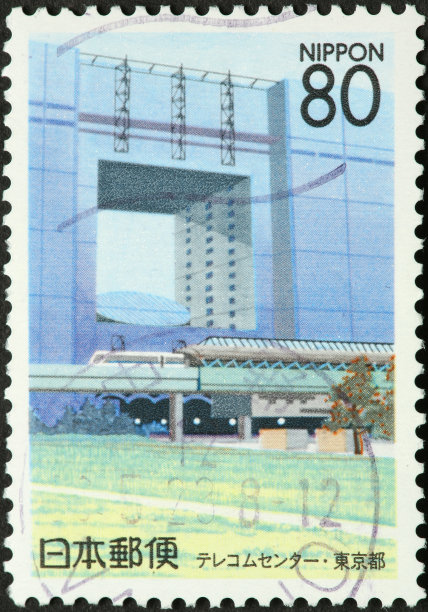 火车站和现代日本建筑图片下载