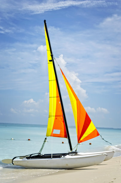 海滩双体船图片下载