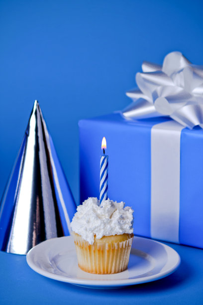 蓝色的生日愿望图片下载