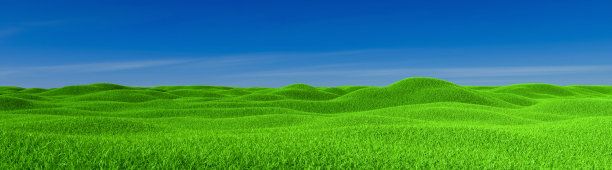 全景丘陵绿地图片下载