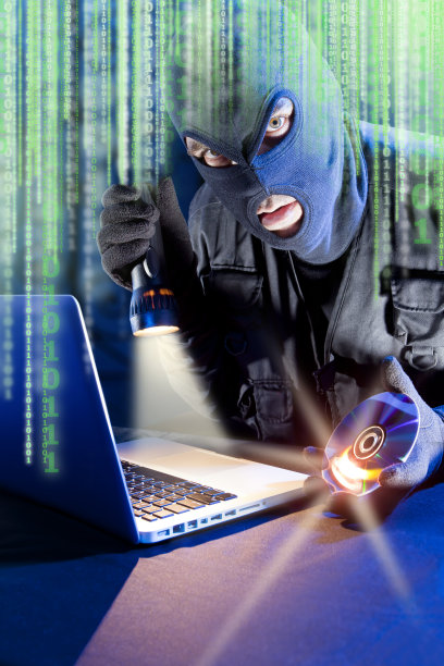 从笔记本电脑窃取DVD数据的网络罪犯图片下载