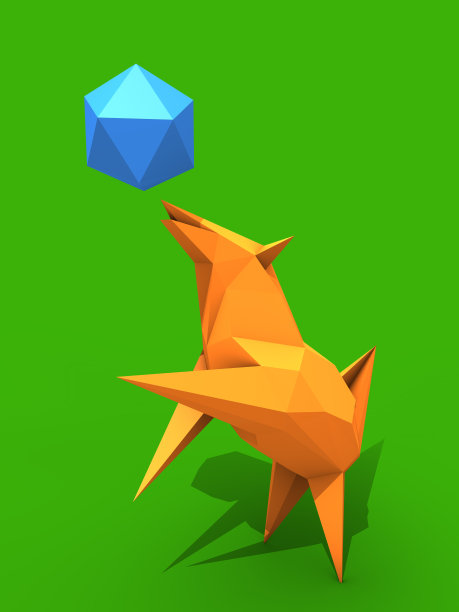 快乐的狗玩球图片下载