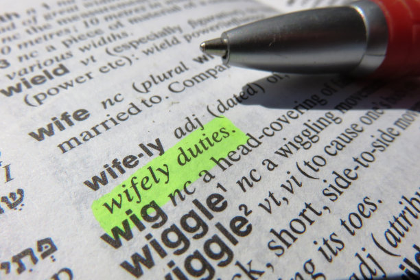 妻子的责任-字典定义图片下载