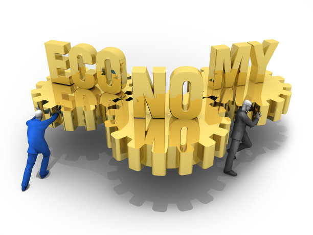 商人为经济工作图片下载