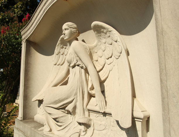 奥克兰公墓的坟墓雕像图片下载