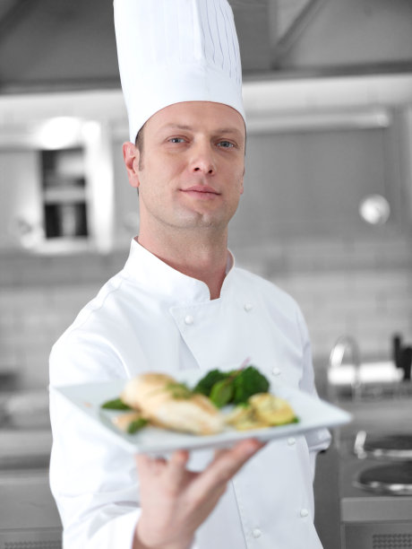 厨师提供鸡肉菜肴图片下载