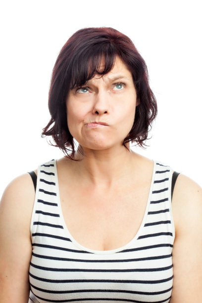 43岁的女人-表达-思考图片下载