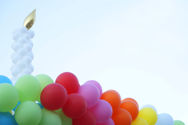 生日气球蜡烛和其他气球图片下载