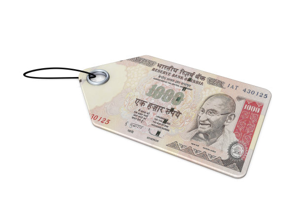 价格标签上的卢比图片下载