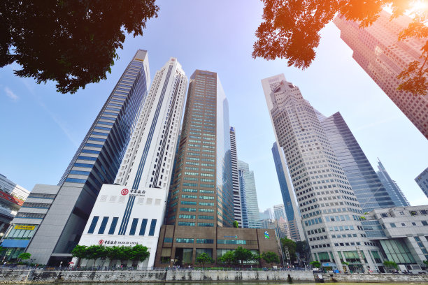 新加坡的摩天大楼图片下载