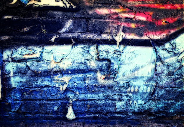 蓝红抽象背景图片下载