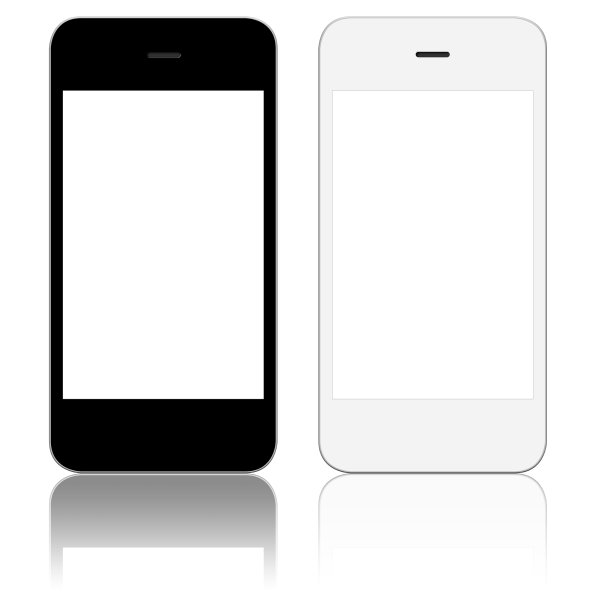 通用智能手机(剪切路径)图片下载