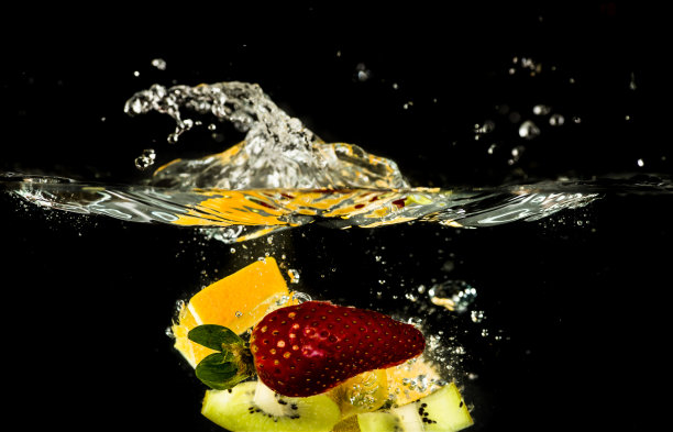 水果混合飞溅图片下载