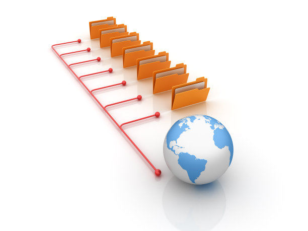 计算机文件夹的结构- 3D渲染图片下载
